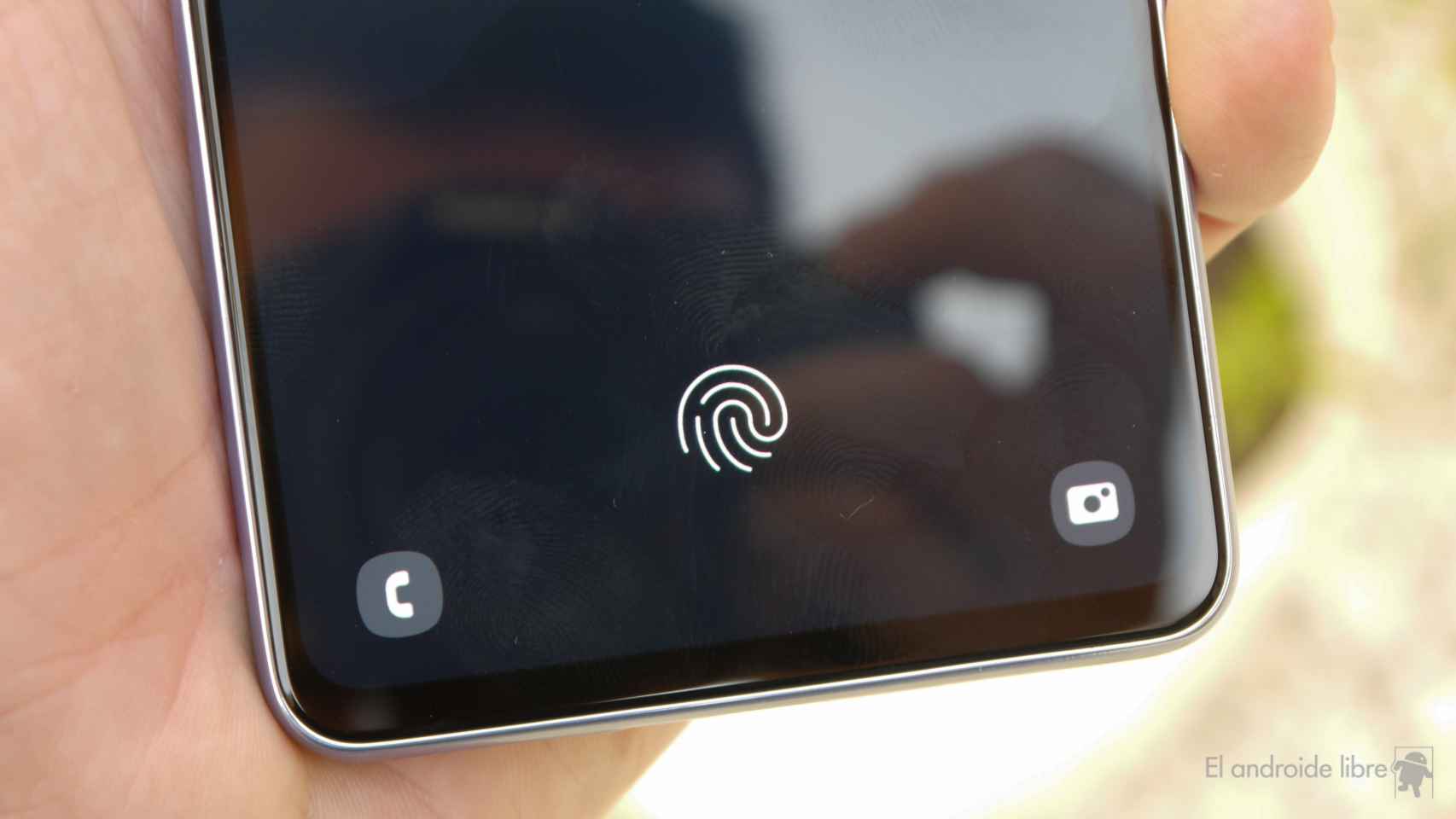 Sensor de huellas en el Samsung Galaxy A53