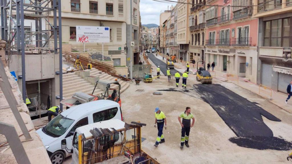 Estado de las obras de Carretería.