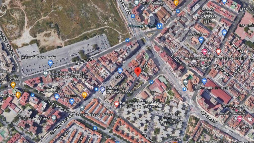 Vista de la zona donde se proyecta el edificio de apartamentos turísticos.