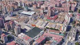Vista de la zona donde se localiza la parcela que va a subastar el Ayuntamiento de Málaga.