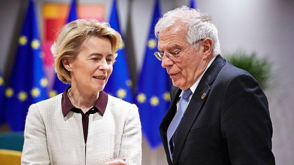 Ursula von der Leyen y Josep Borrell en una imagen de archivo. EP