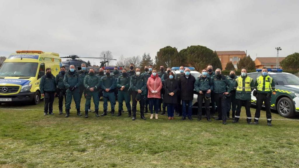 Foto de grupo de la simulación