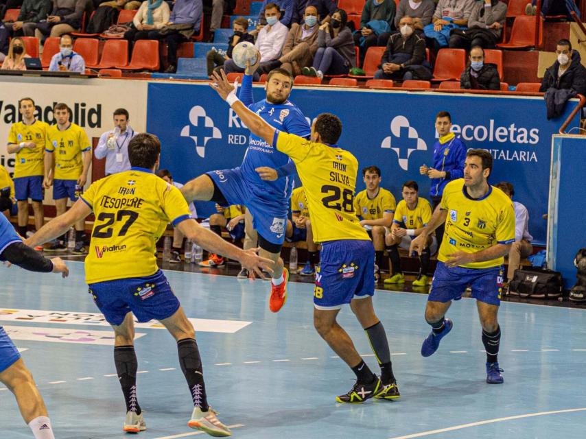 Paolo Roki, en un partido con el Recoletas.