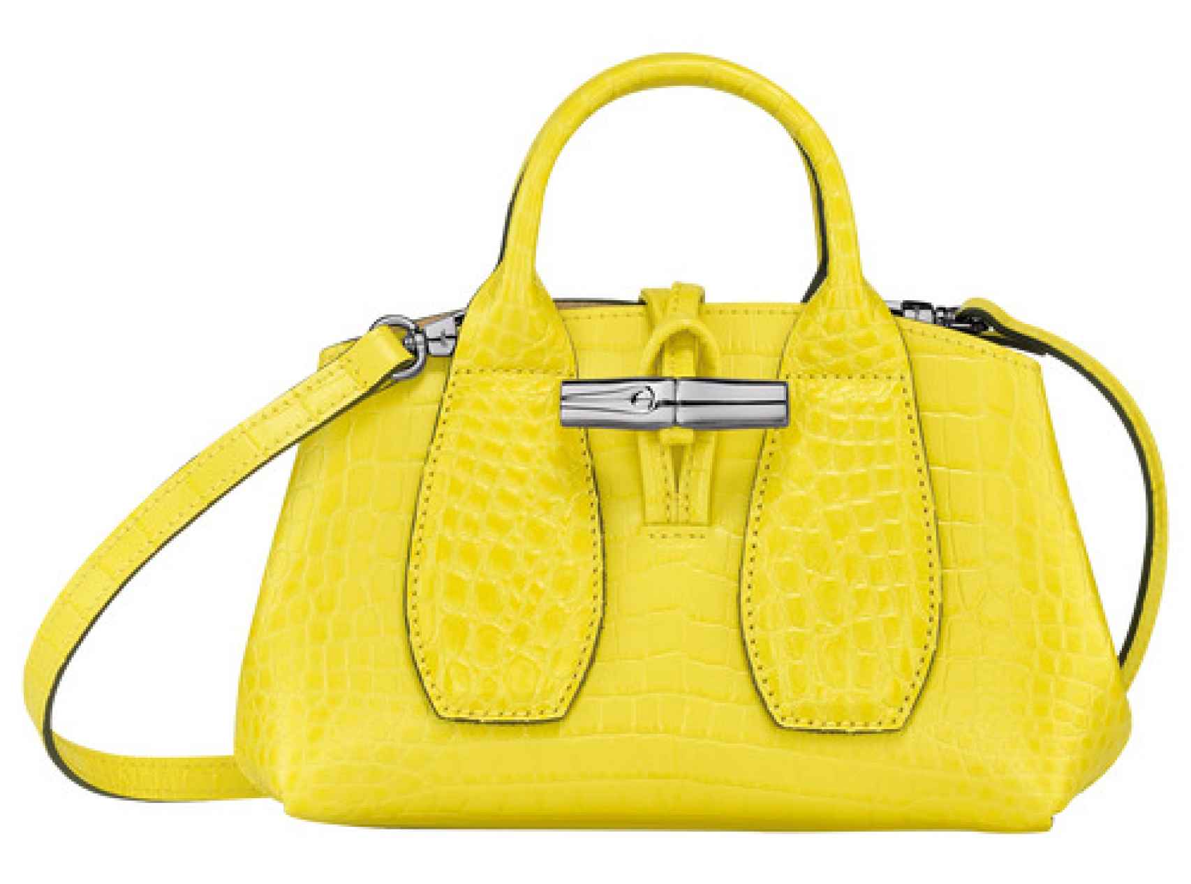 El bolso 'Roseau', de la firma Longchamp, pertenece a la nueva colección y tiene un precio de 390 euros.