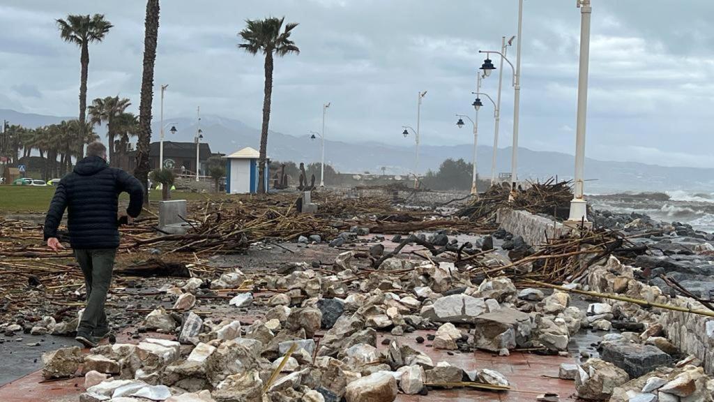 El paseo marítimo de Guadalmar.