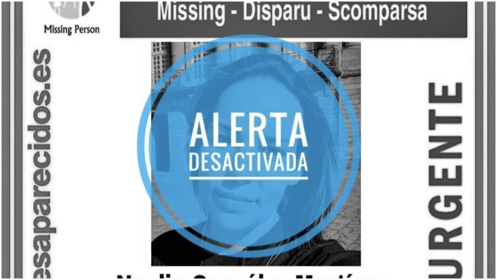 La alerta ha sido desactivada.