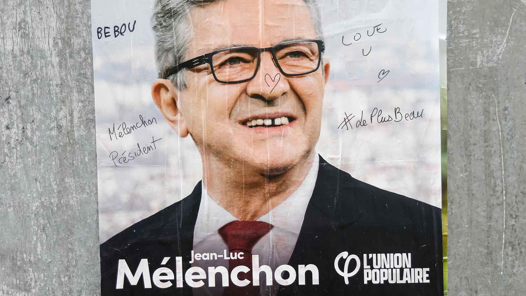 Cartel electoral de Jean-Luc Mélenchon.