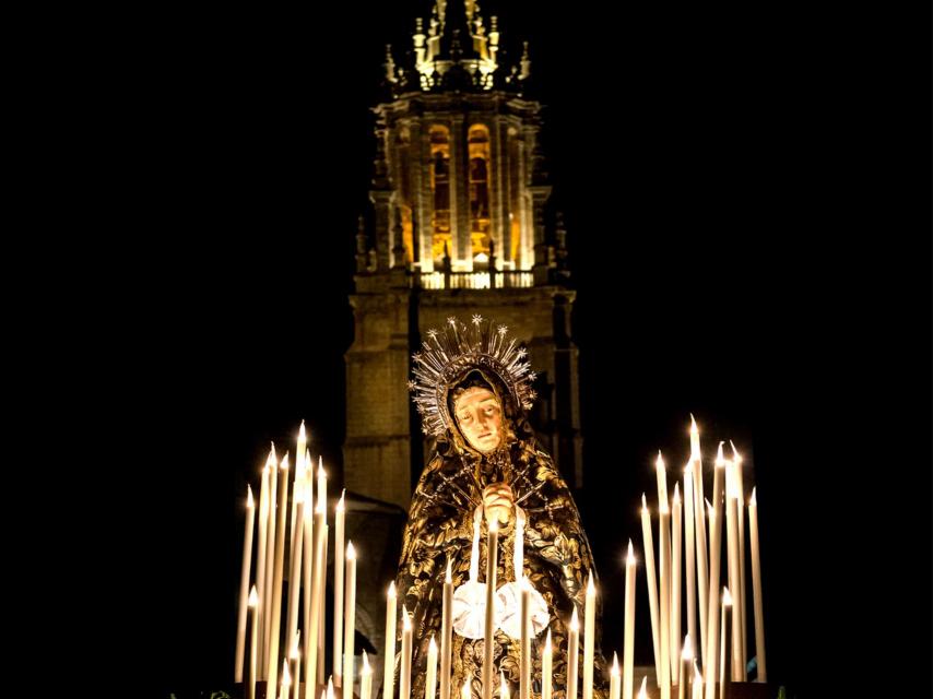 Cartel de la Semana Santa de Ampudia en 2022.