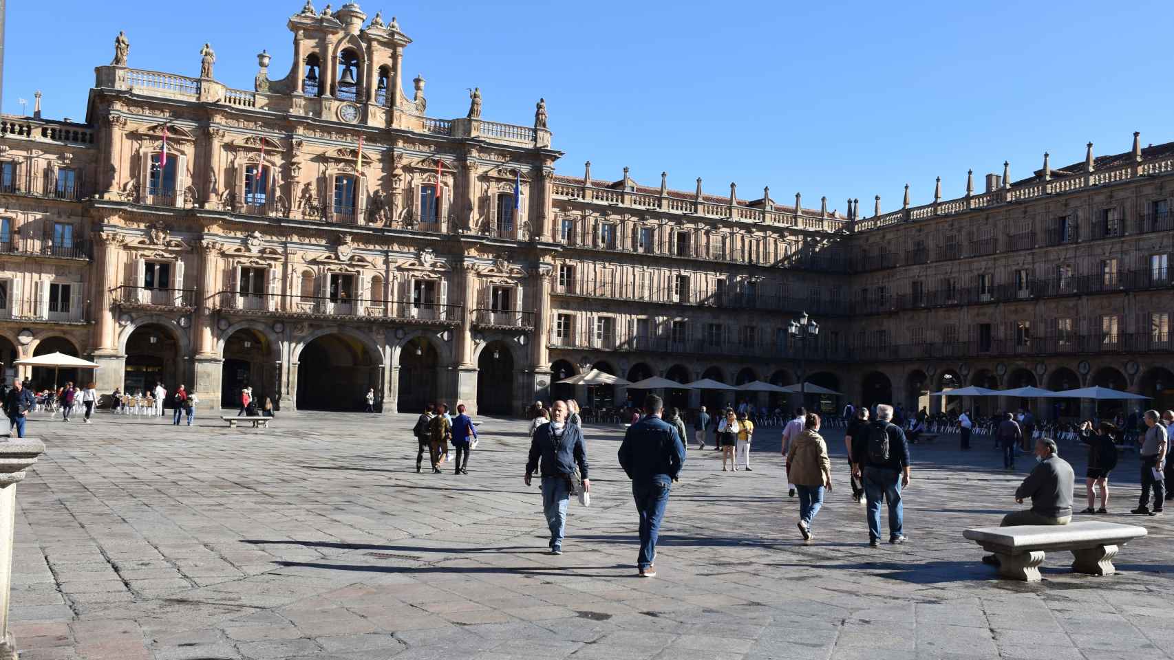 La Plaza Mayor de Salamanca en una imagen de archivo.