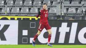 Robert Lewandowski celebra un gol con el Bayern de Múnich
