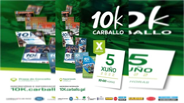 Cartel de la carrera popular 10K.