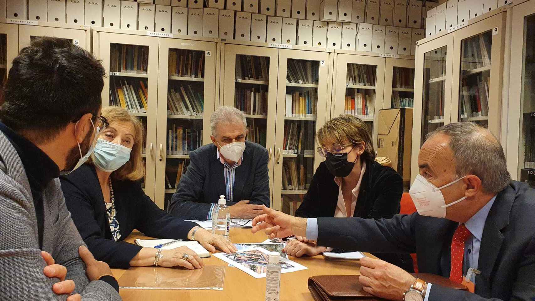 Reunión en Madrid del Ayuntamiento con representantes del Ministerio de Cultura.