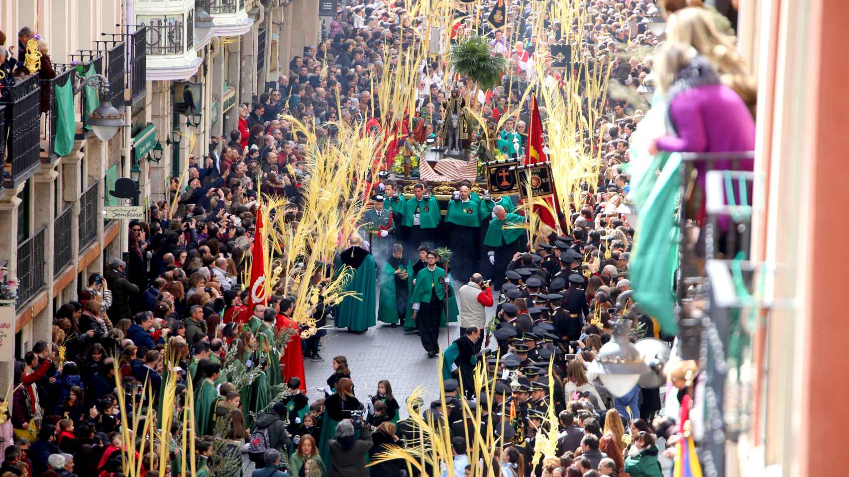 Procesión de Las Palmas para conmemorar el Domingo de Ramos