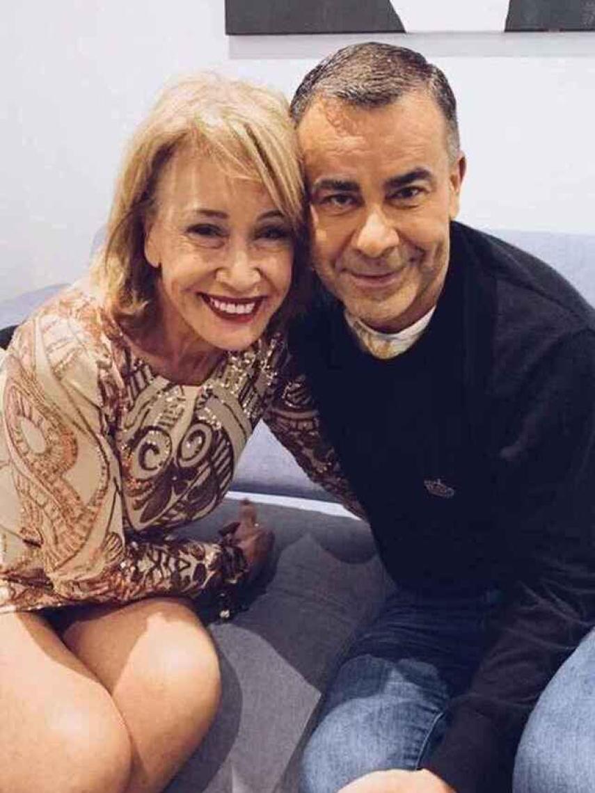 Imagen que compartió en sus redes Jorge Javier tras el fallecimiento de su amiga Mila.