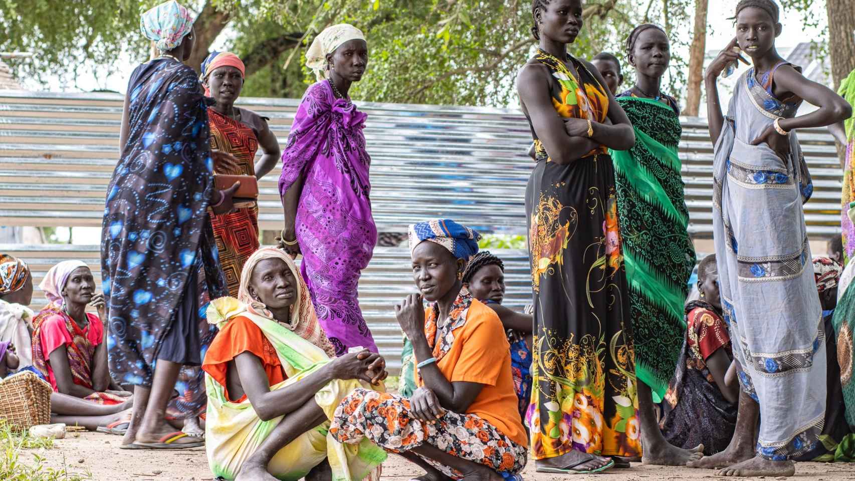 Los desplazados internos en Keich Kuon, un área remota del estado del Alto Nilo en Sudán del Sur, dependen de la asistencia alimentaria del PMA y World Vision, que a menudo puede verse obstaculizada por el mal tiempo y las inundaciones.