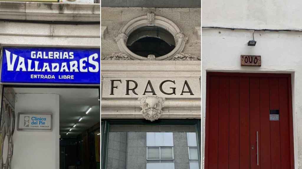 Algunos rótulos famosos de Vigo.