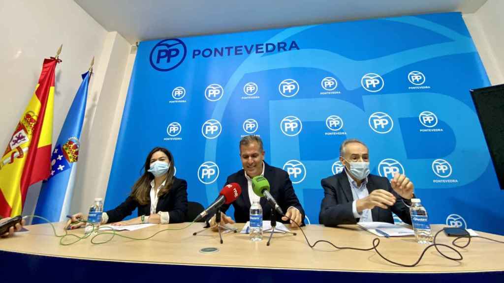 Presentación de la candidatura de Rafa Domínguez al PP de Pontevedra.