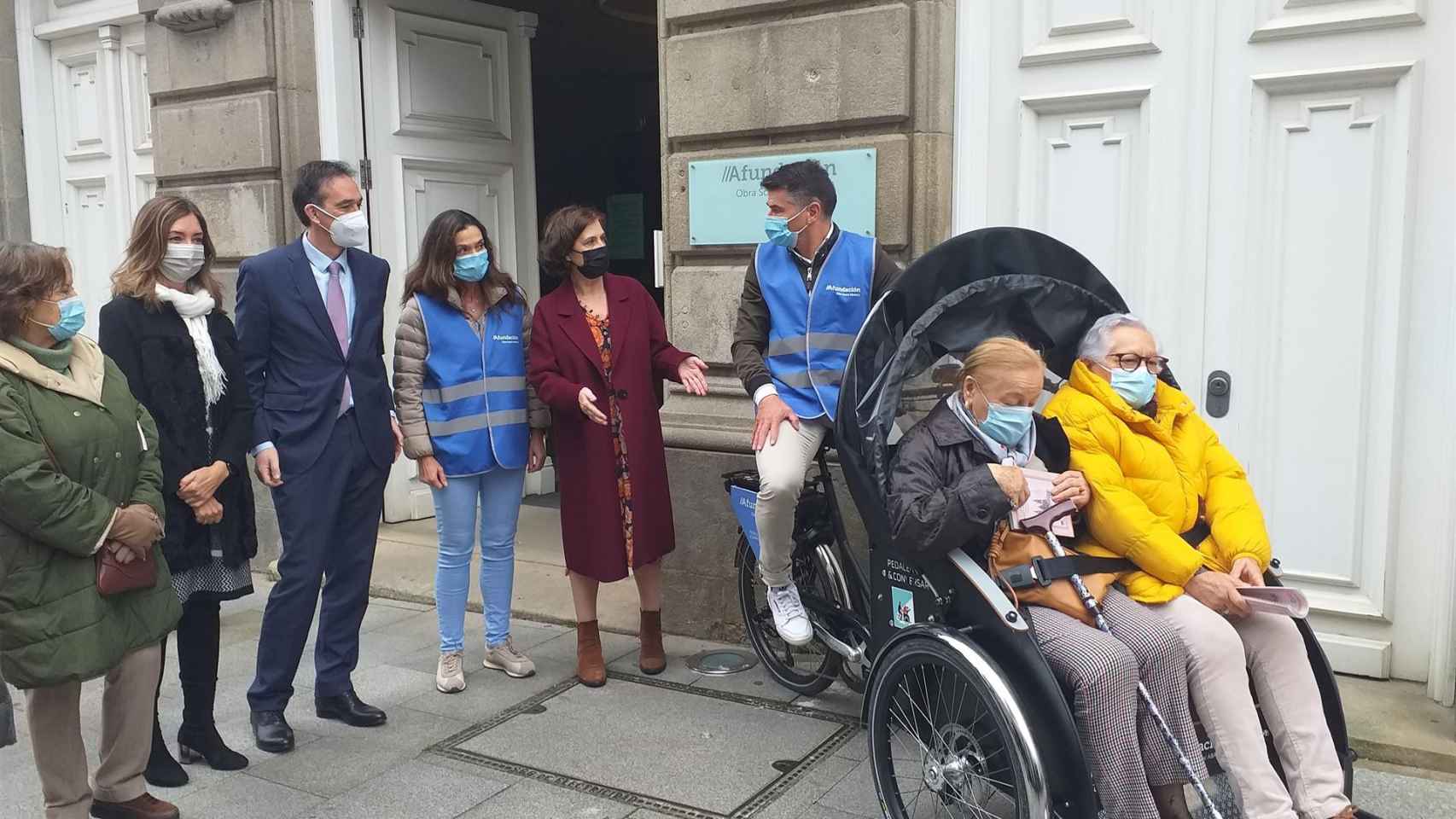 Presentación en Vigo del programa ‘Pedalear e conversar’ de Afundación.