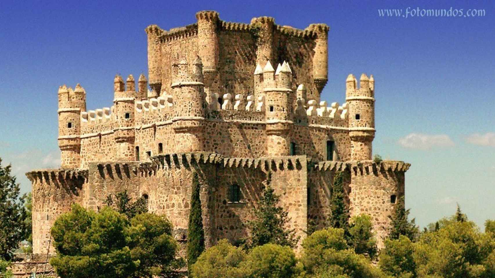 El castillo de Guadamur.