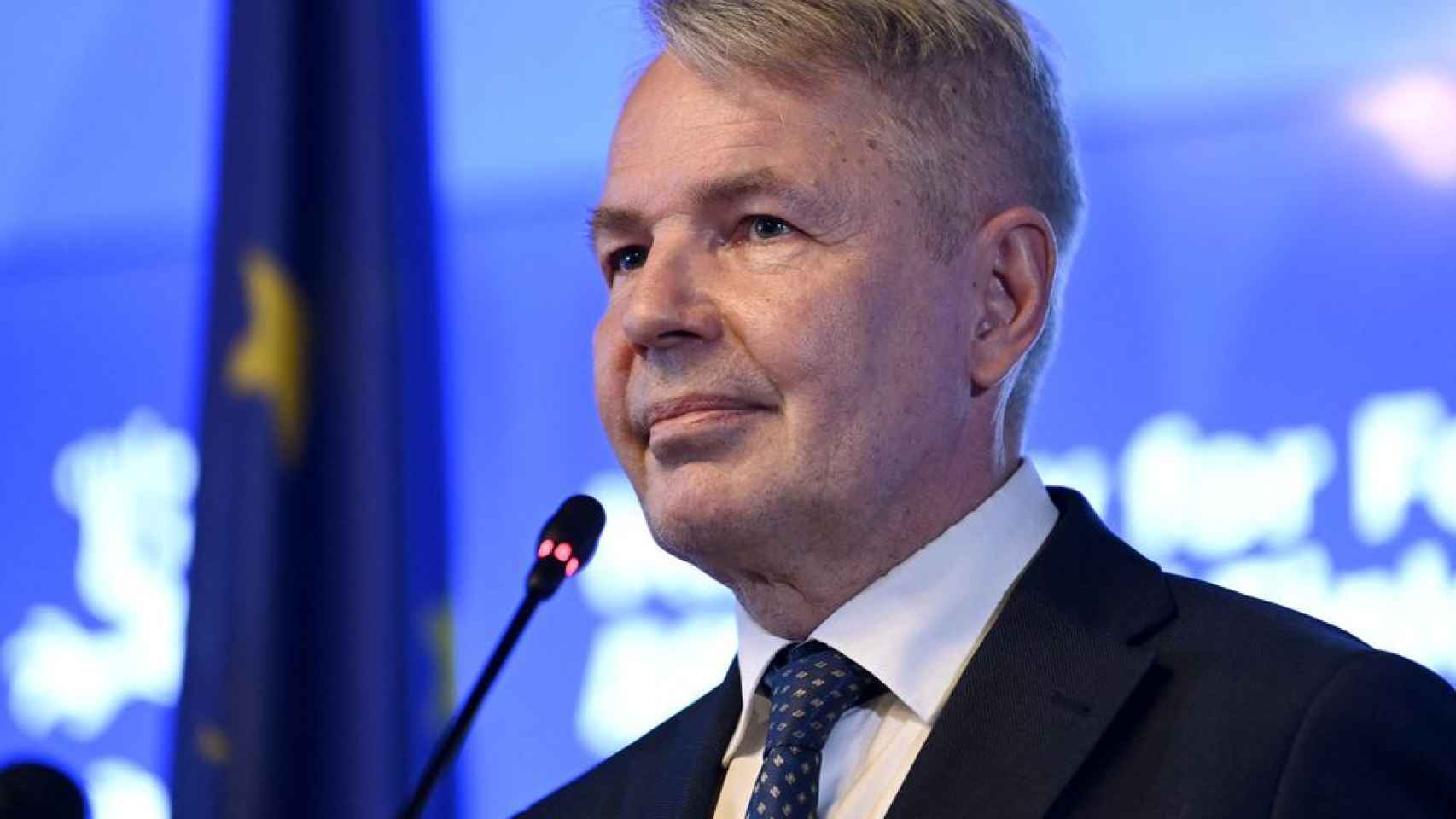 El ministro de Exteriores finlandés, Pekka Haavisto.