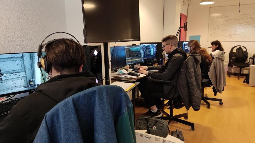 El estudio vallisoletano Pentakill Studios en una de sus jornadas de trabajo.