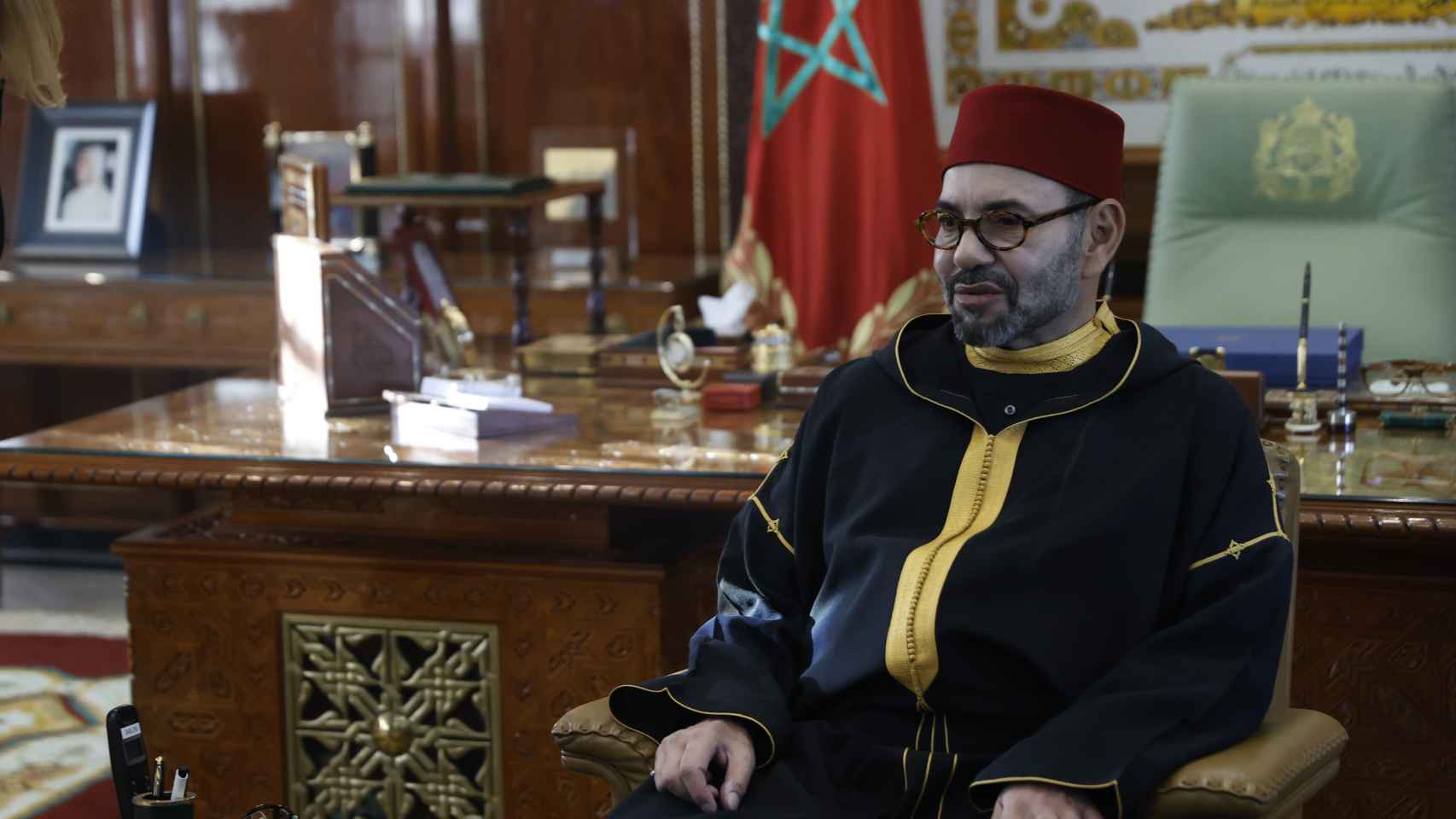 El rey de Marruecos, Mohamed VI, en una imagen del pasado mes de abril.