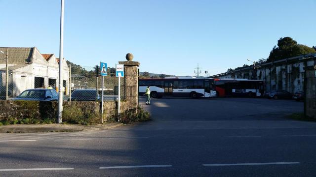 Registo en Monbus en POntevedra por la Operación Cóndor, en una foto de archivo.