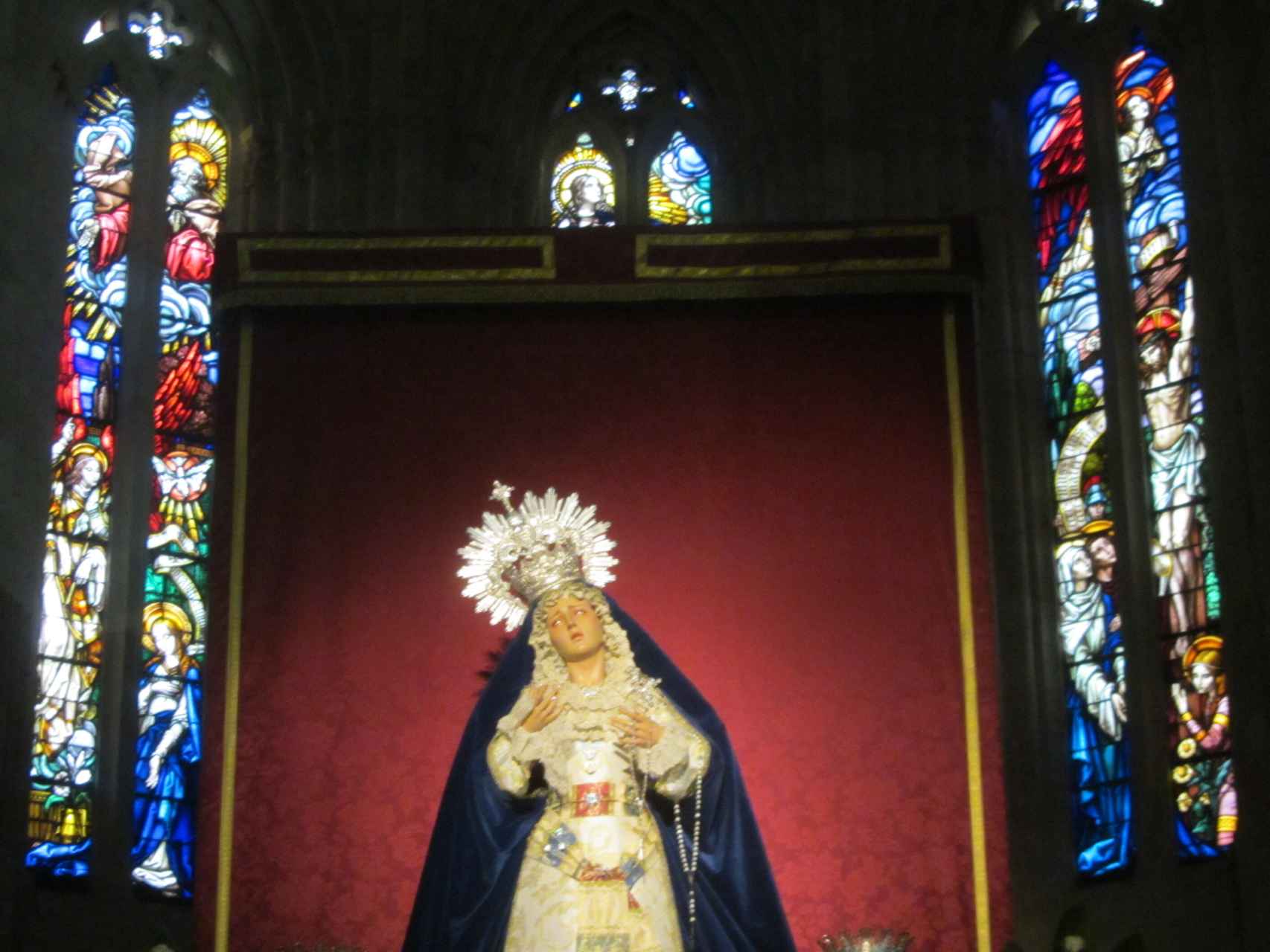 María Santísima de la Caridad, primera imagen de la Virgen a la que rinde culto la Preciosísima Sangre.