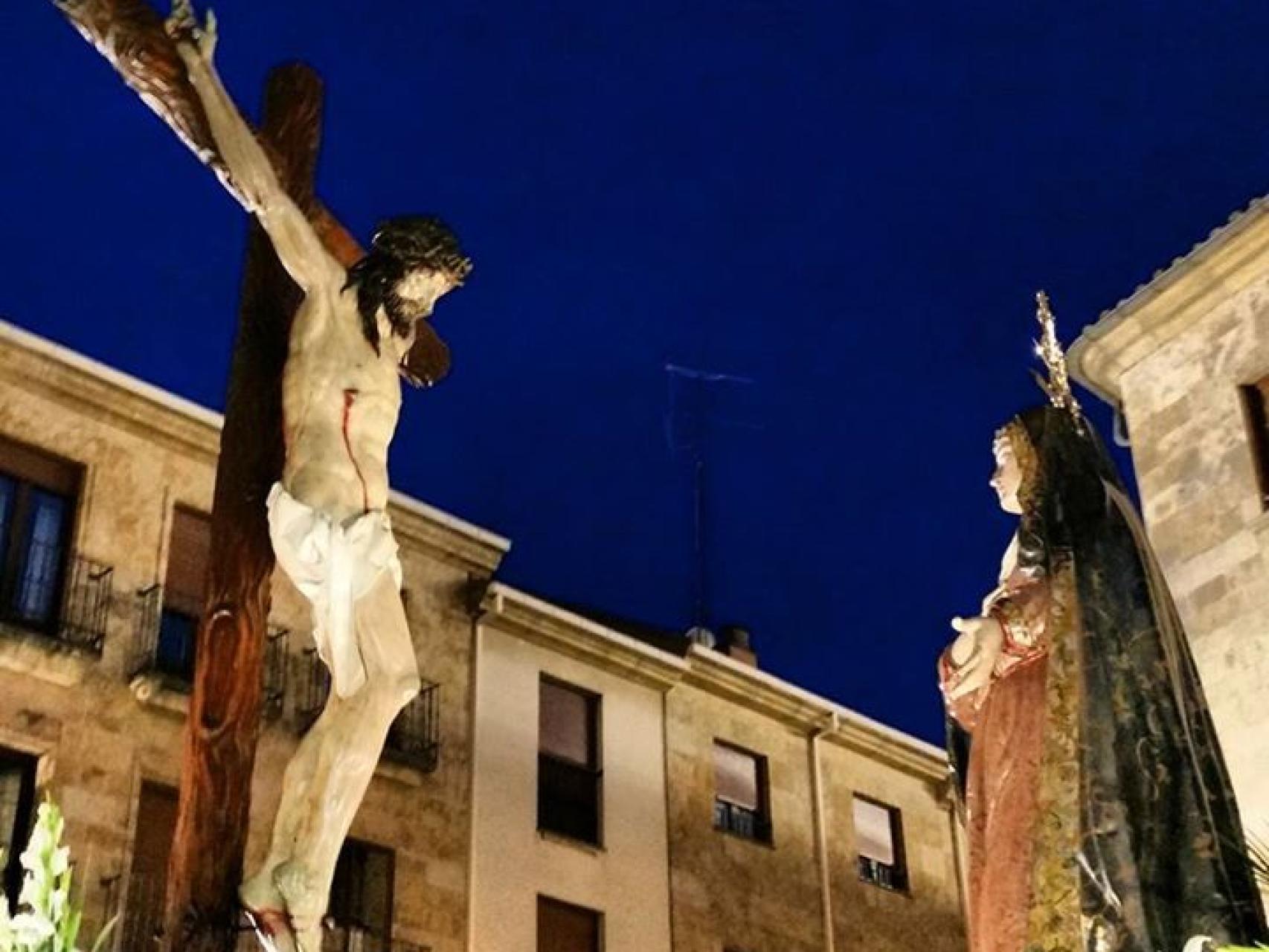 Cristo de la Luz y Virgen de la Sabiduría en Salamanca