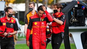 Carlos Sainz, decepcionado tras la clasificación del Gran Premio de Australia 2022