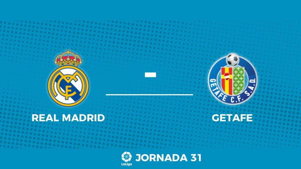 Streaming en directo | Real Madrid - Getafe (La Liga)