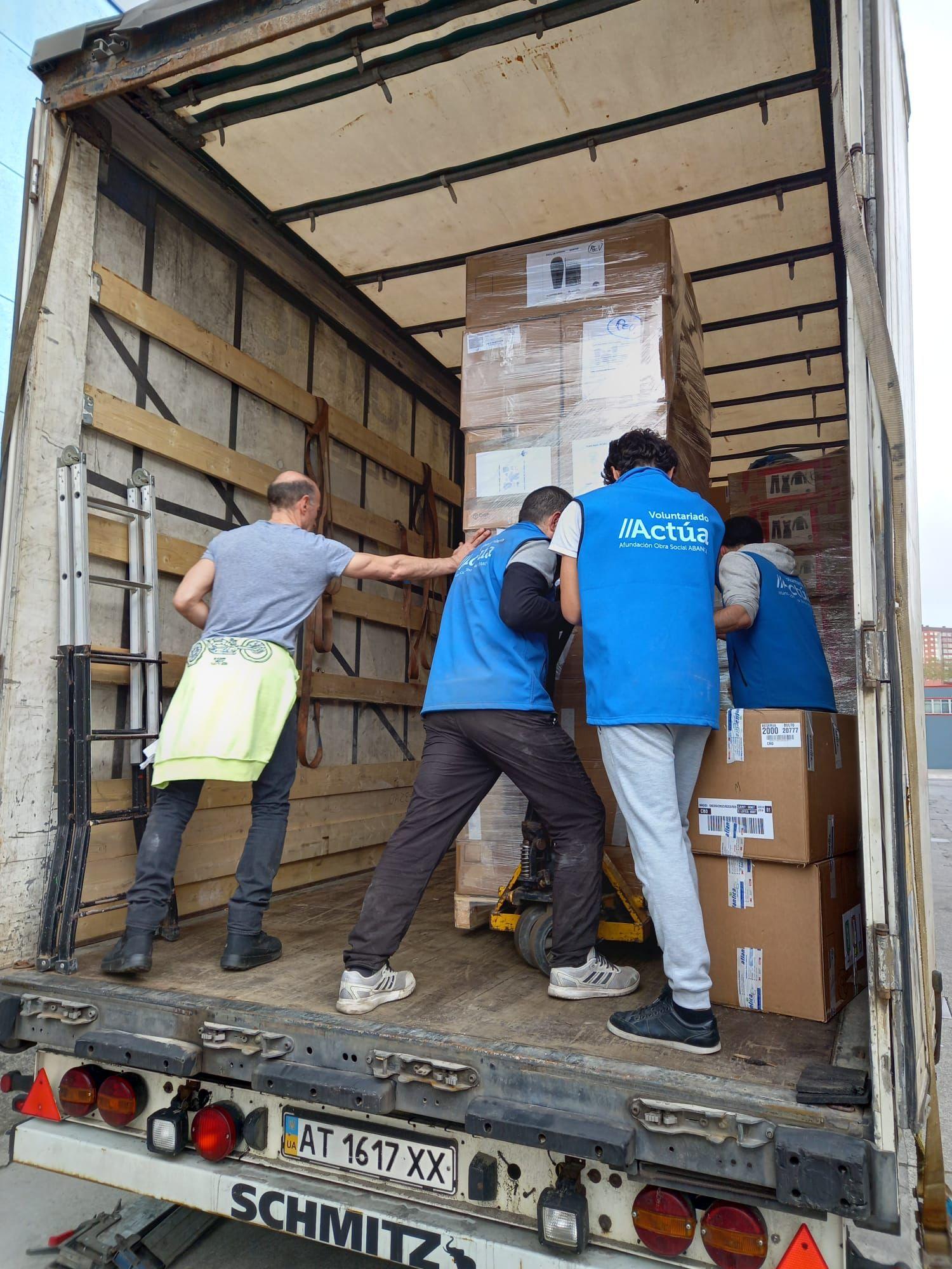 Camión con ayuda humanitaria para Ucrania (Foto: Cedida)
