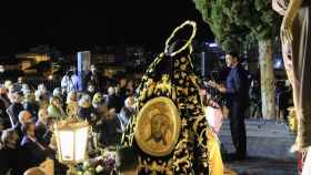 El alcalde de Alicante asiste a la Bendición de Palmas y desfila con la Virgen de la Paz en Alicante