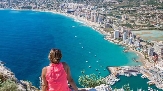 La costa de Alicante.