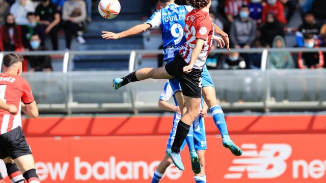 Quiles marcó el gol blanquiazul en Lezama.