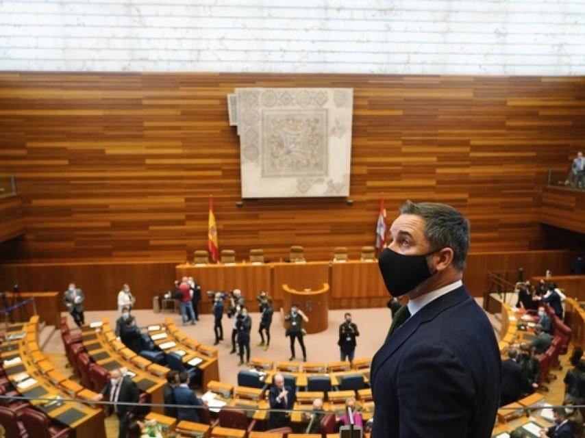 Santiago Abascal en las Cortes de Castilla y León