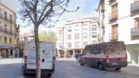 Vehículos de reparto y distribución en las calles de Salamanca