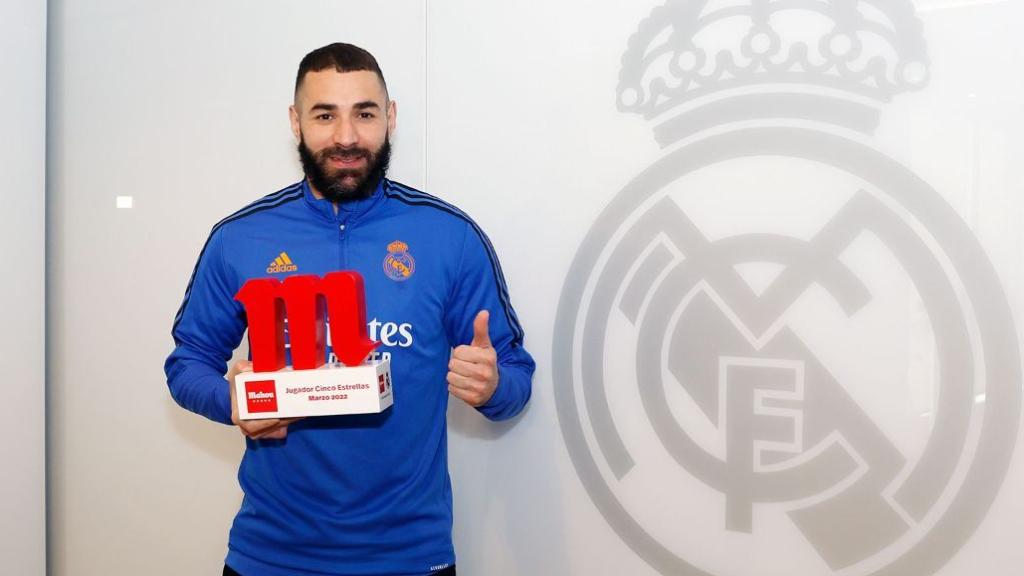 Karim Benzema, Jugador Cinco Estrellas Mahou de marzo