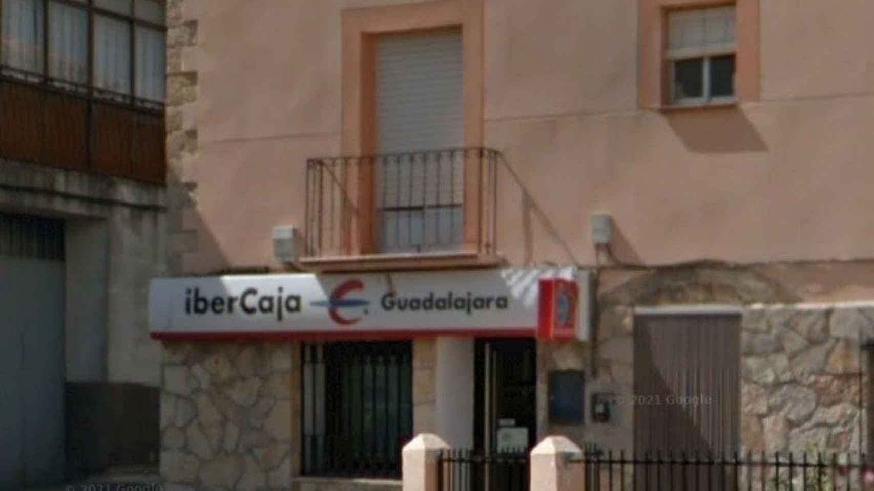 La oficina de Ibercaja en Villanueva de Alarcón (Guadalajara).