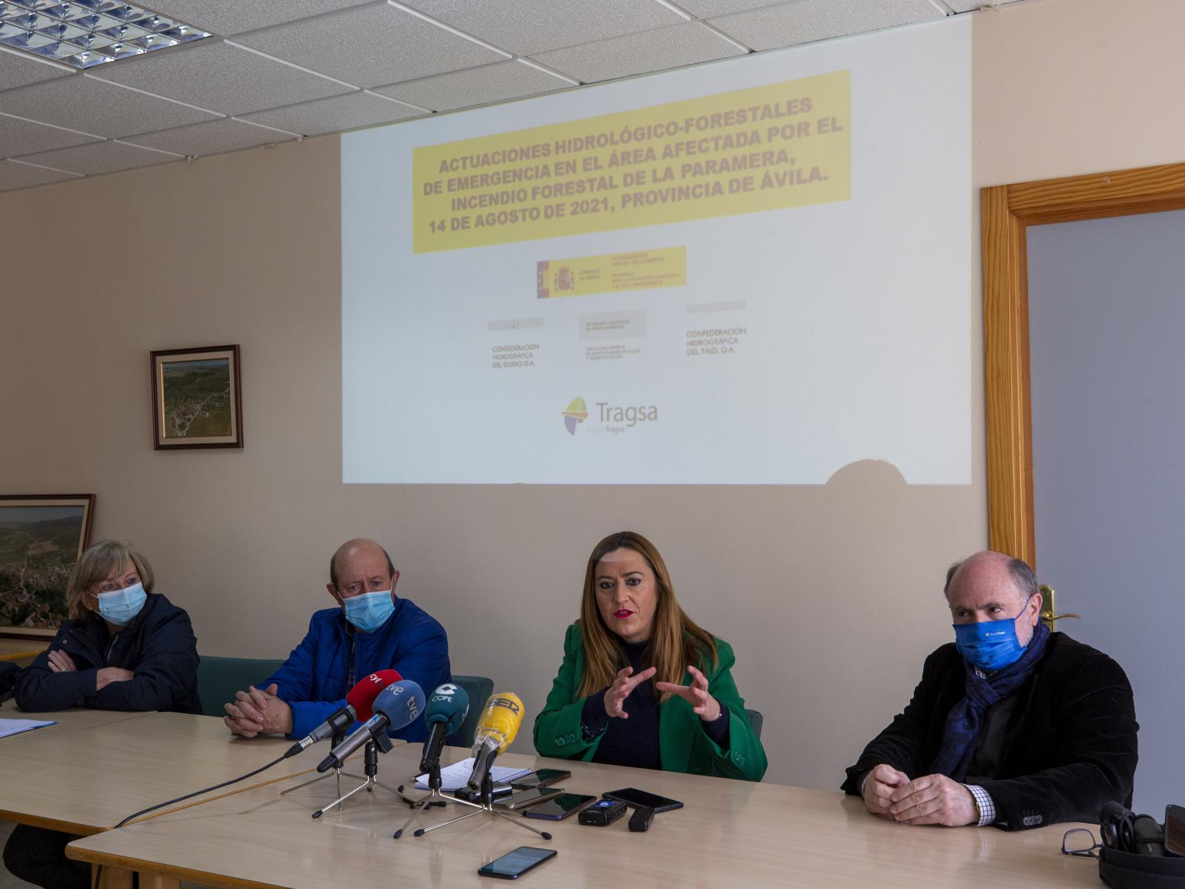 La delegada del Gobierno en Castilla y León, Virginia Barcones, durante la rueda de prensa de este martes.
