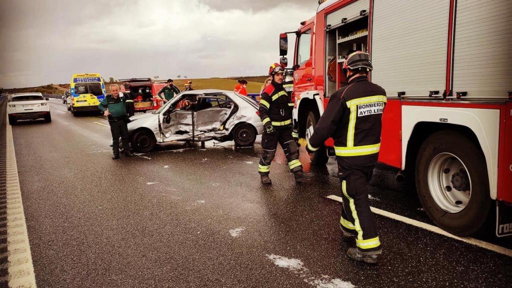 Fallece una mujer tras una colisión múltiple en la provincia de León.