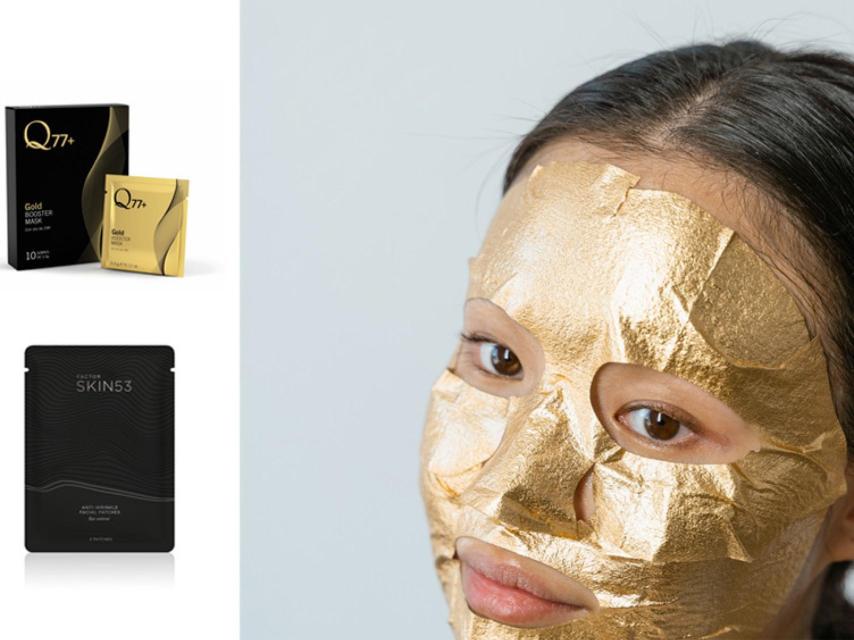 La mascarilla Gold Booster 'avisa' de su retirada al cambiar de un tono dorado al blanco.