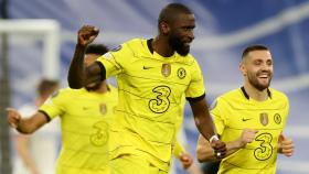 Antonio Rudiger celebra el segundo gol del Chelsea al Real Madrid