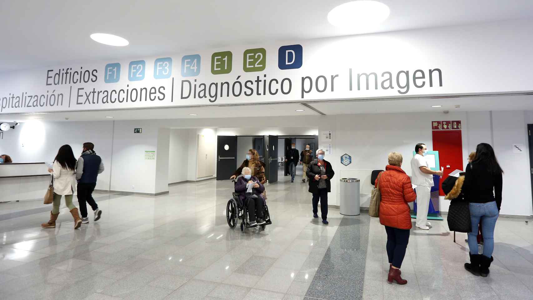 El interior del Hospital Universitario de Toledo.
