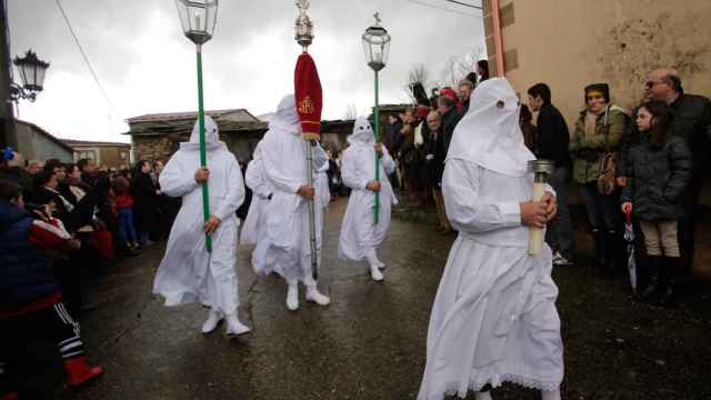 La procesión del Santo Entierro en Bercianos de Aliste