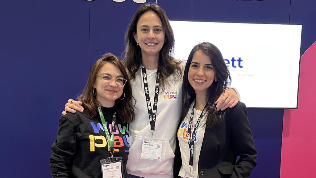 De izquierda a derecha: Stefania Braca, Carlota Pascual y Oriana Circelli, equipo directivo de Wowplay.