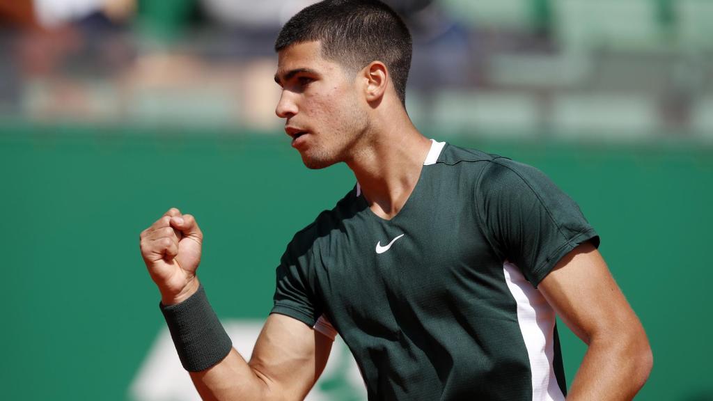 Carlos Alcaraz, durante el Masters de Montecarlo