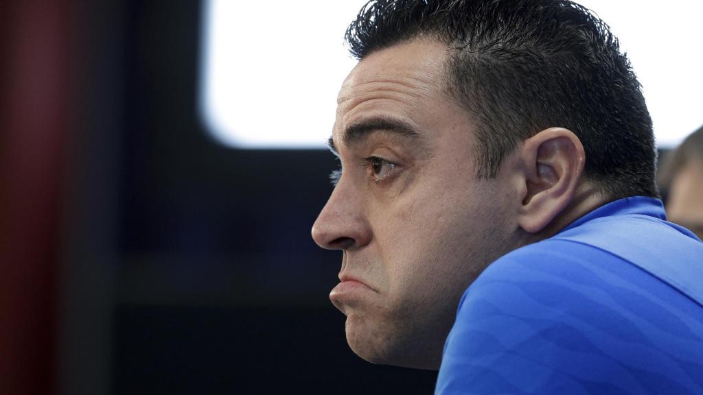 Xavi Hernández, en rueda de prensa