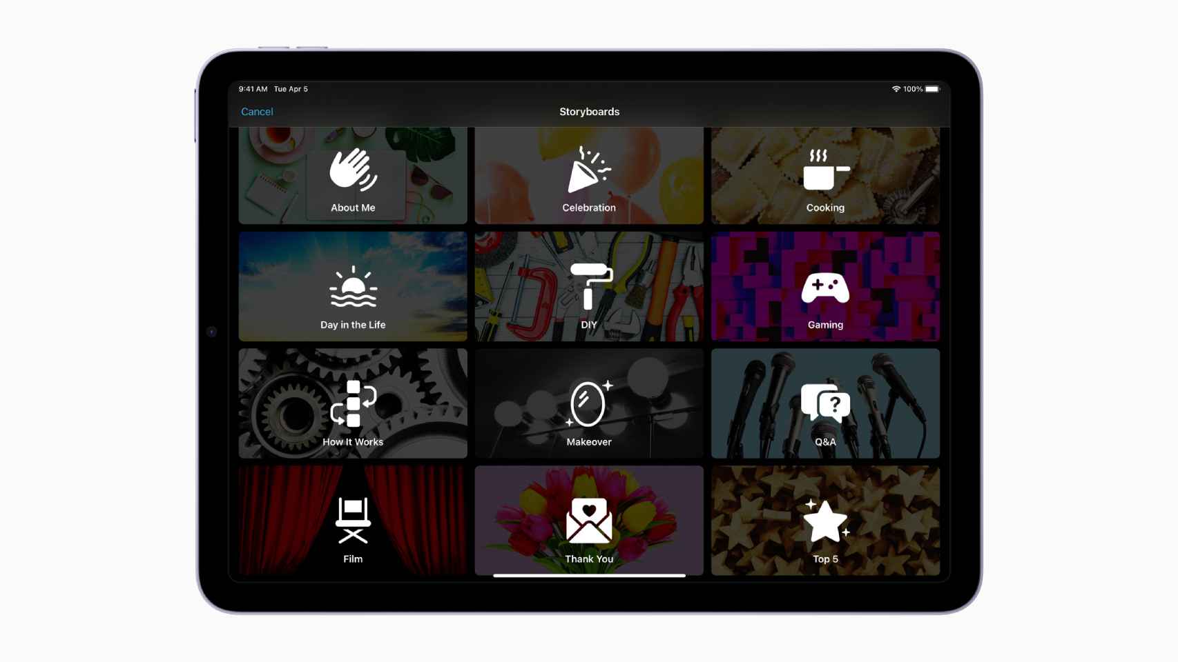 iMovie 3.0 en iPad.