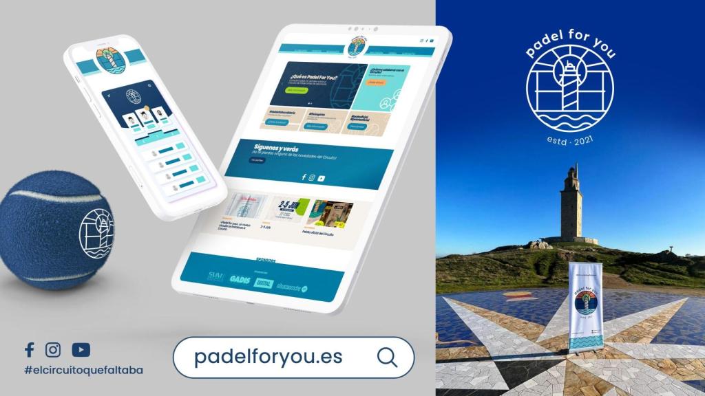 El circuito Padel For You presenta su web a pocas semanas de abrir inscripciones en A Coruña